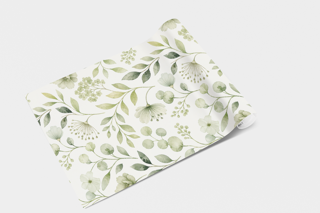 Botanical Guest Green Wallpaper