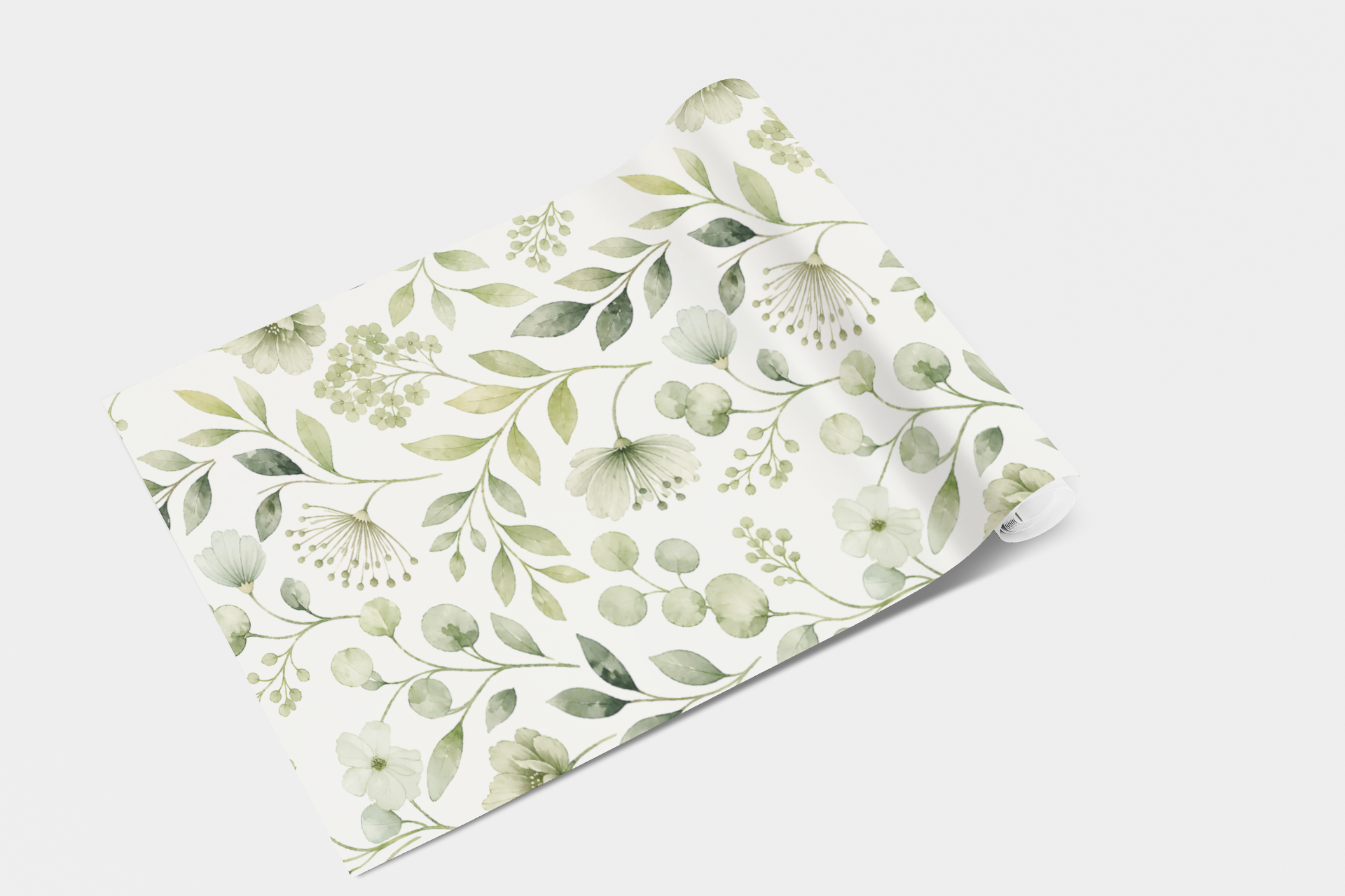 Botanical Guest Green Wallpaper