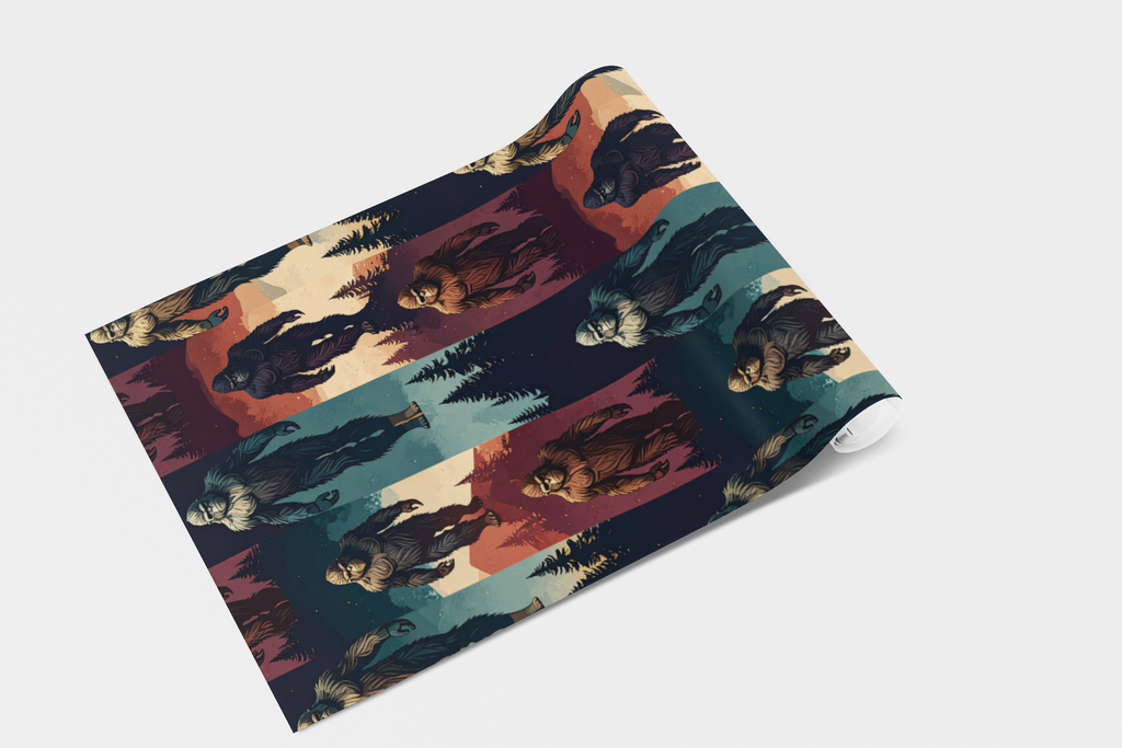 Bigfoot-Midnight Retro Wallpaper