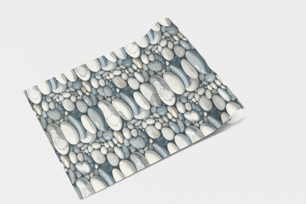 Soft Pebble Cascade Wallpaper