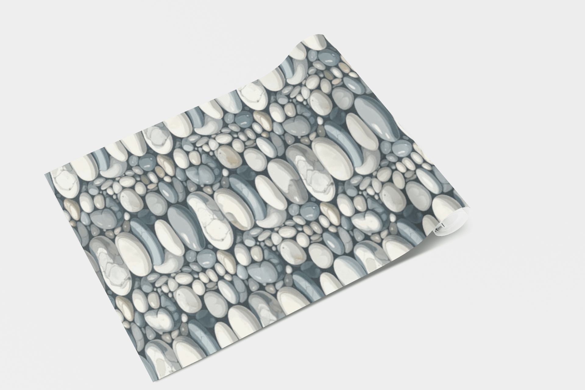 Soft Pebble Cascade Wallpaper Peel and Stick Wallpaper | Accent Haus
