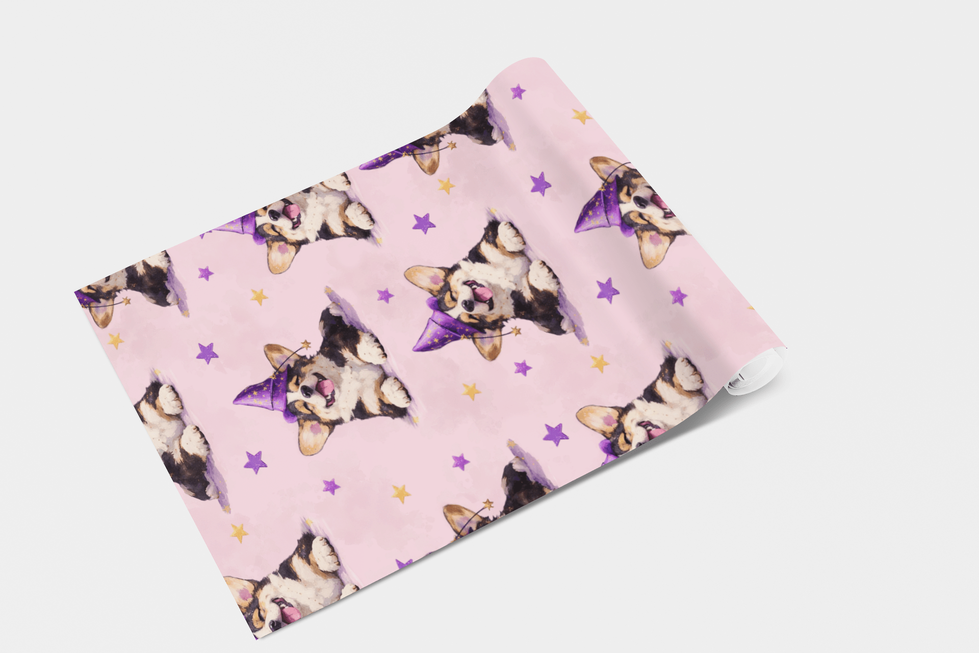 Enchanted Corgi Constellations Wallpaper Peel and Stick Wallpaper | Accent Haus