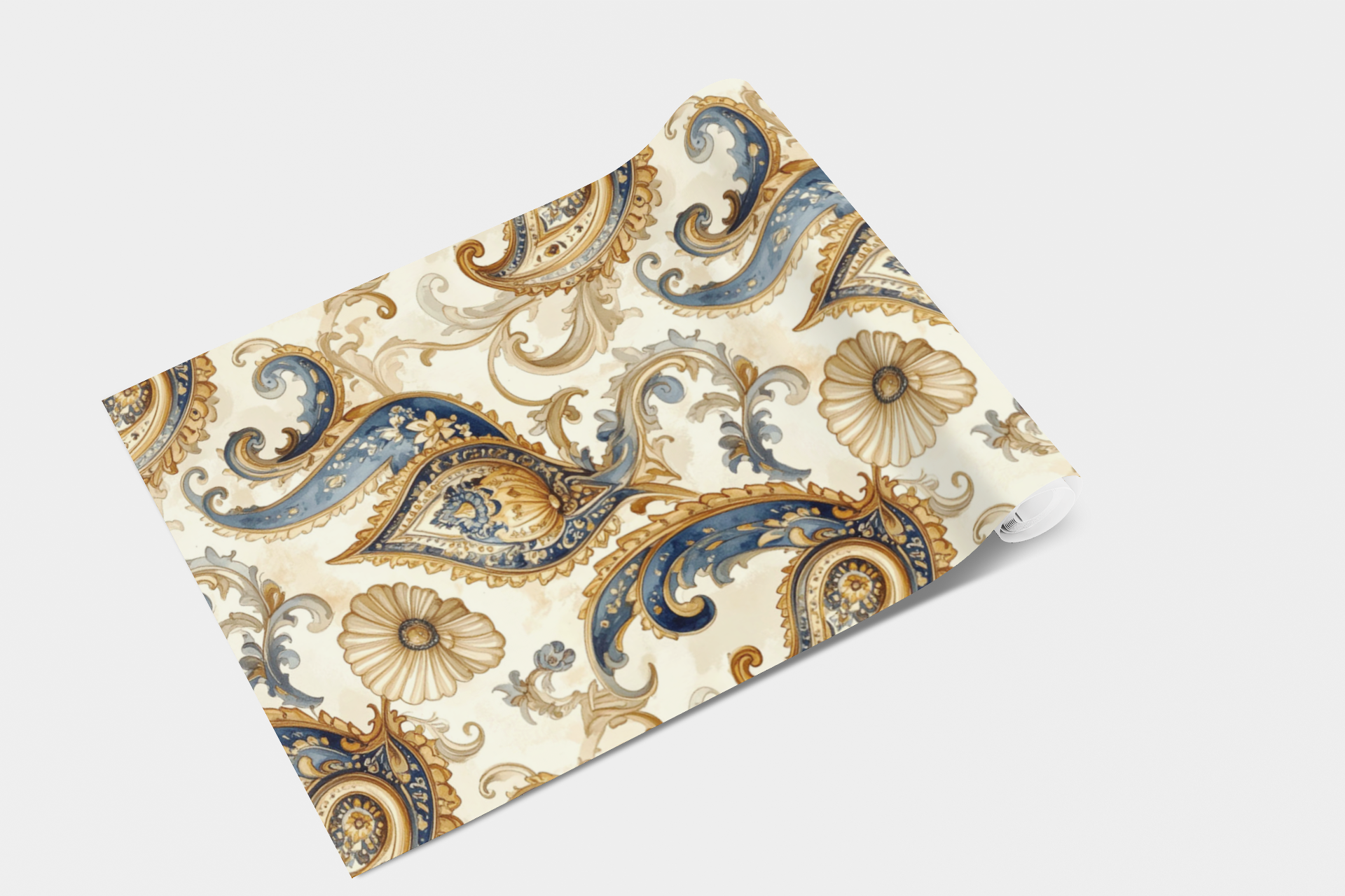 Paisley Arabesque Symphony Wallpaper