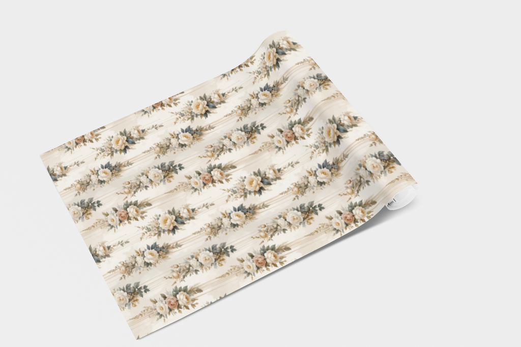 Floral Flowing Elegance Wallpaper