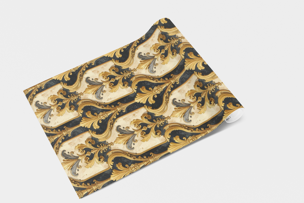 Venetian Velvet Scrolls Wallpaper