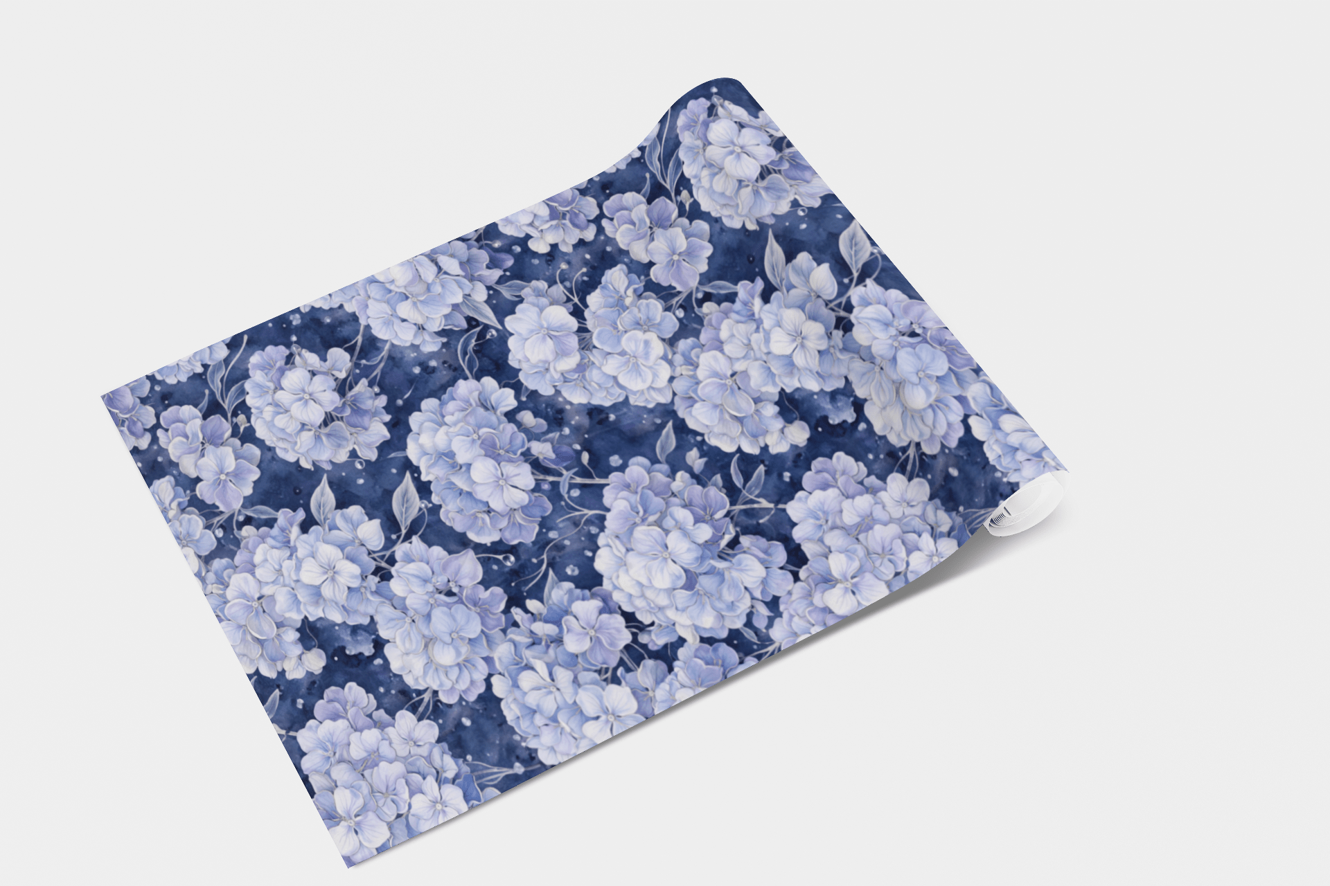 Midnight Hydrangea Wallpaper Peel and Stick Wallpaper | Accent Haus