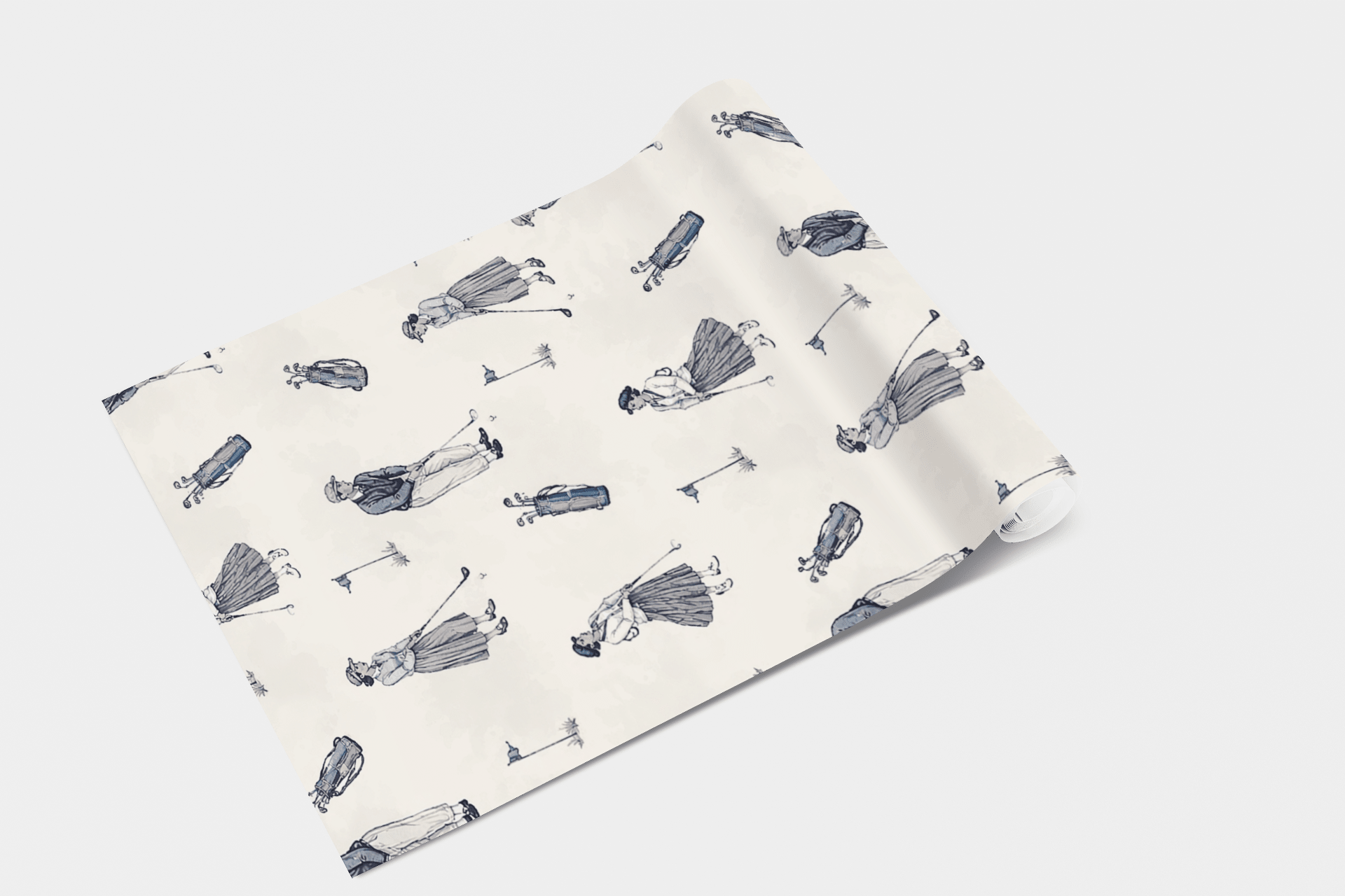 The Golfer’s Etude Wallpaper Peel and Stick Wallpaper | Accent Haus