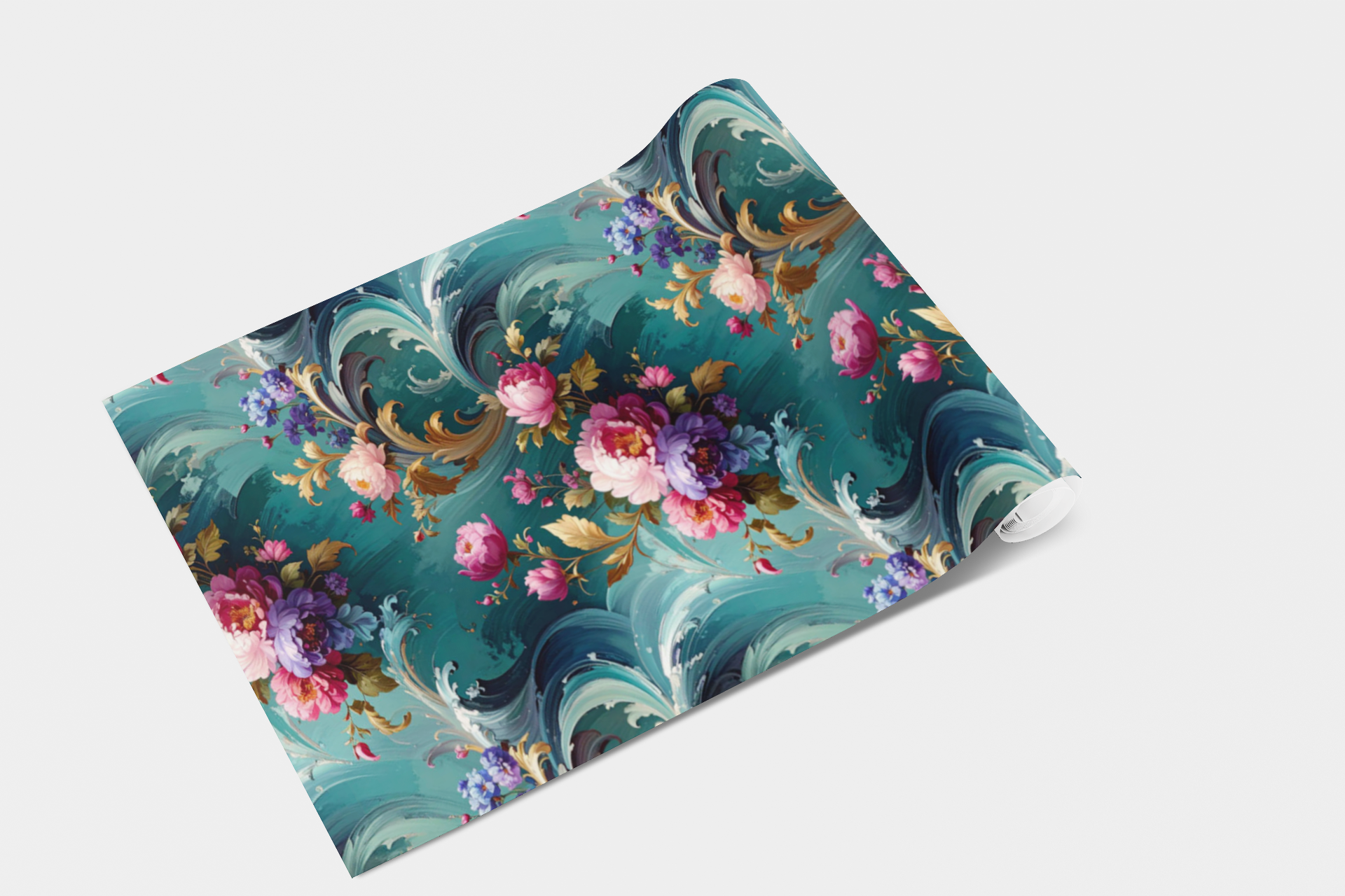 Painterly Bloom Movement Wallpaper