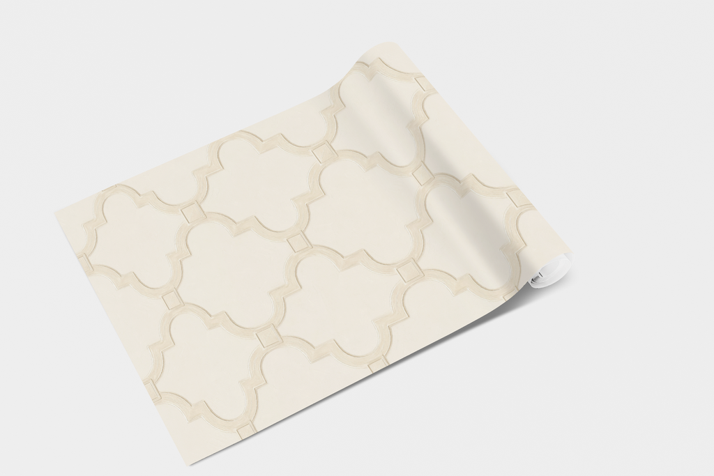 Gallery Geo Ivory Wallpaper