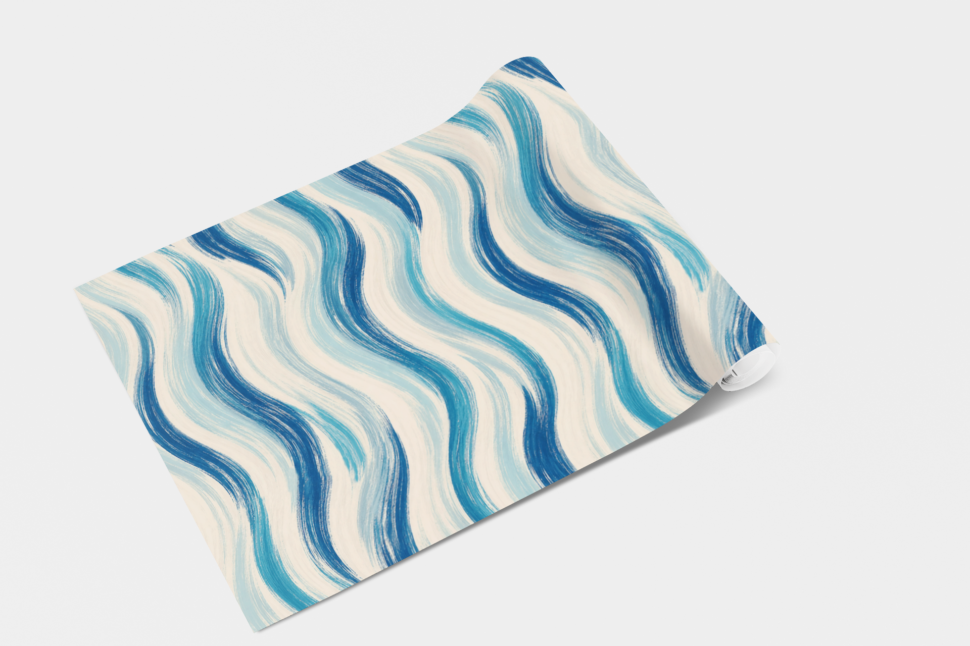 Neutral Wave Pattern Wallpaper
