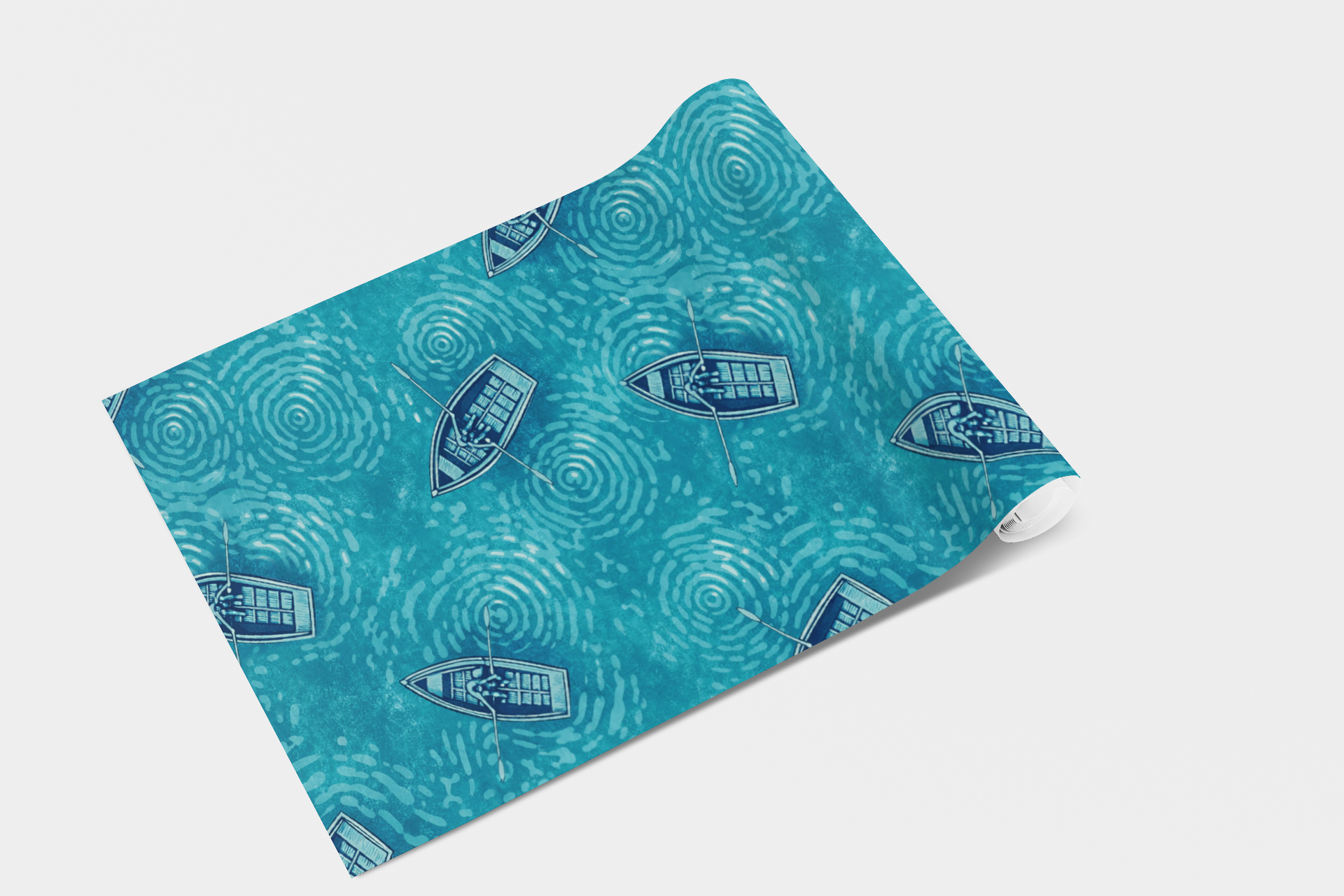 Oars on Blue Wallpaper