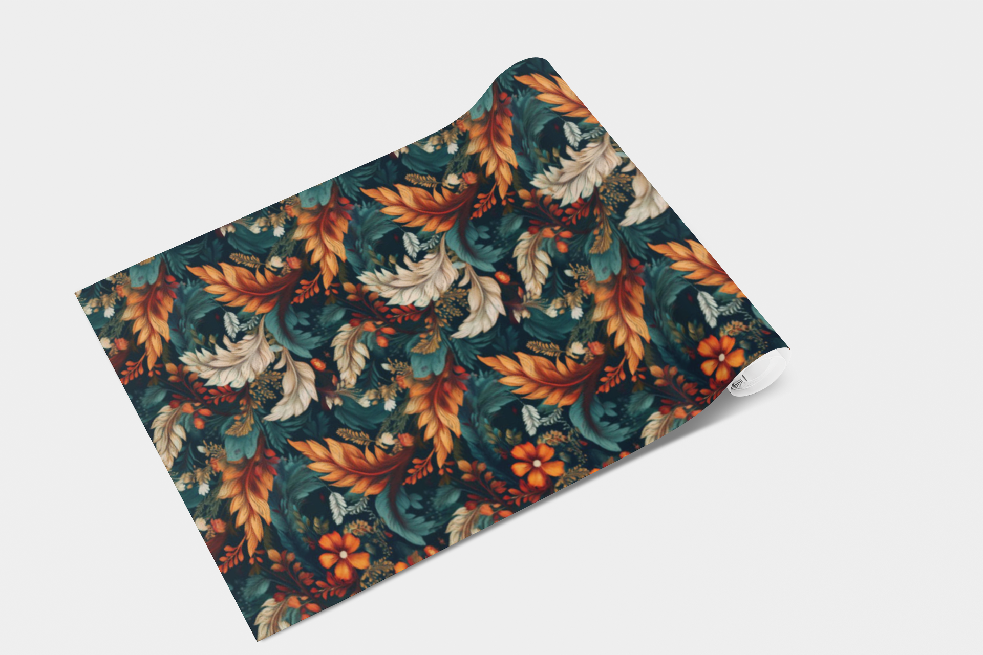 Midnight Autumn Muse Wallpaper