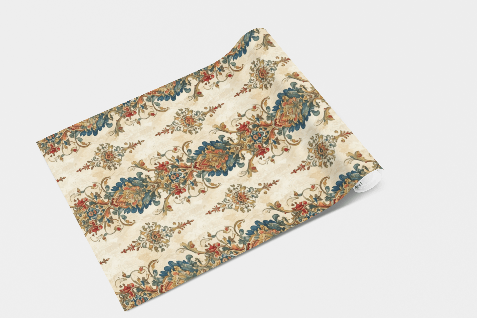 Jewel-Toned Paisley Garden Wallpaper Peel and Stick Wallpaper | Accent Haus