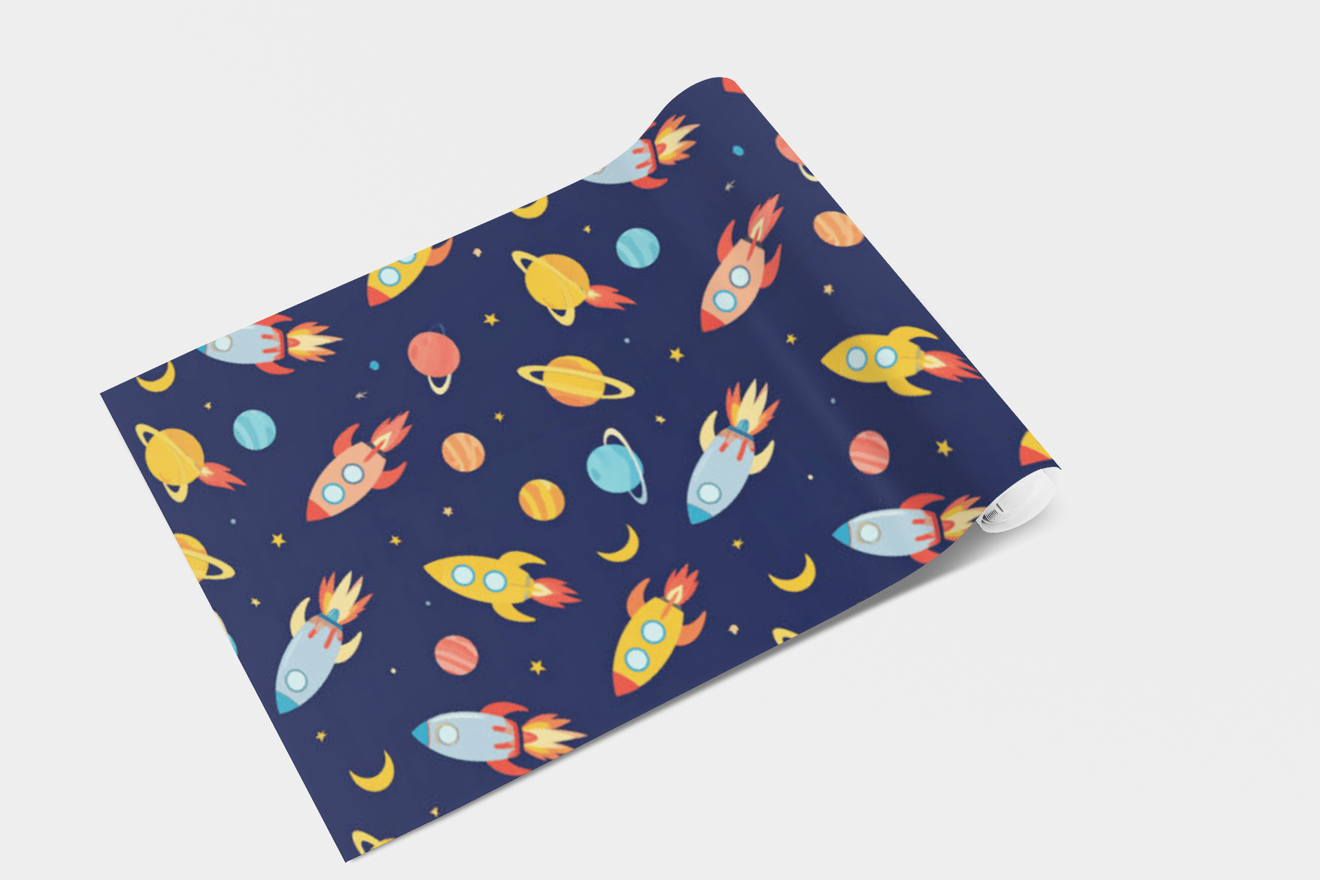 Space Adventure Flow Wallpaper Peel and Stick Wallpaper | Accent Haus