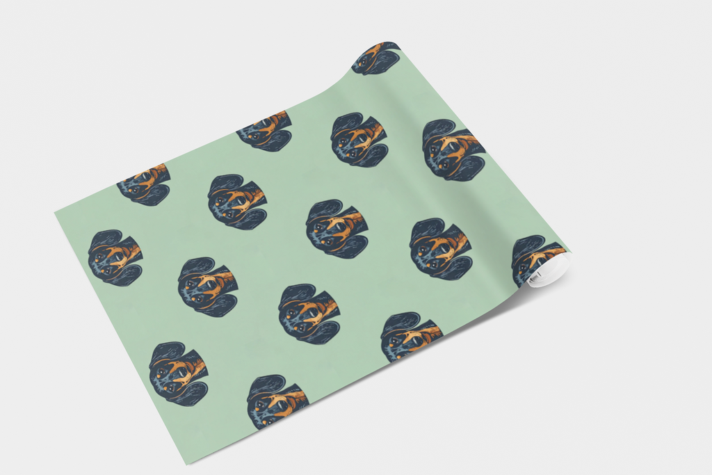 Dachshund - Retro Stretch Rhythm Wallpaper