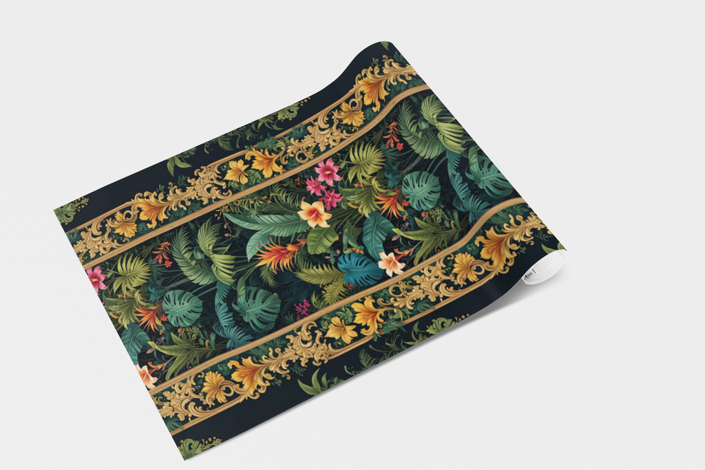 Jungle Baroque Fusion Wallpaper