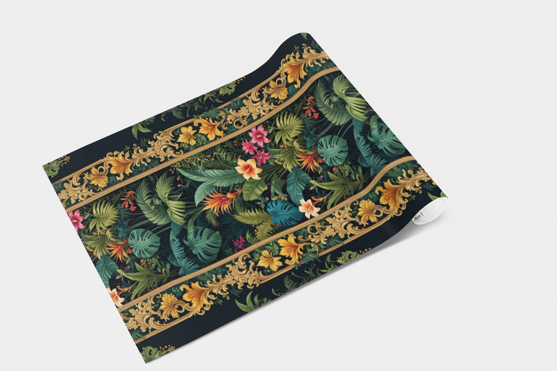 Jungle Baroque Fusion Wallpaper