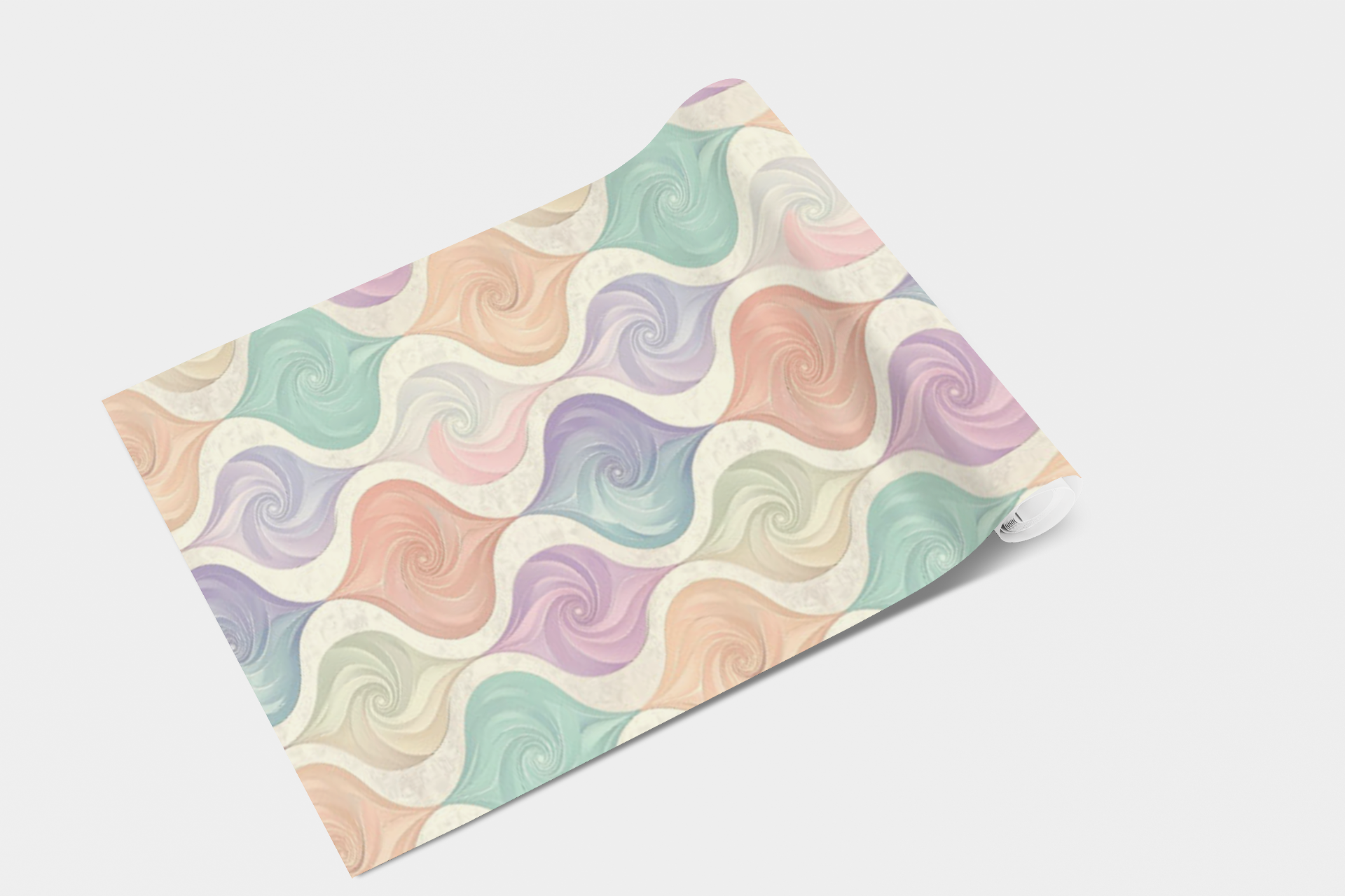 Abstract Shell Curves Wallpaper