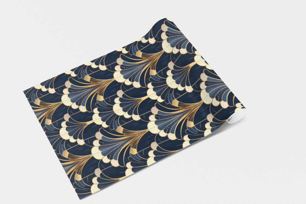 Art Deco Fan Bloom Wallpaper