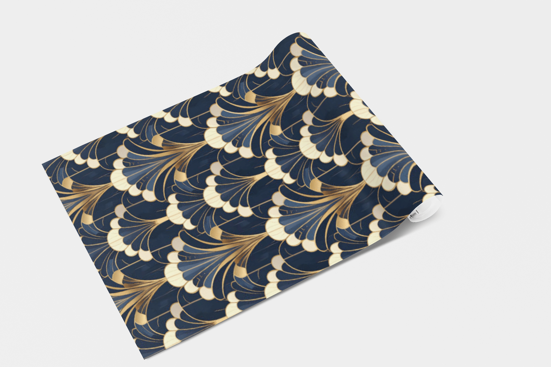 Art Deco Fan Bloom Wallpaper Peel and Stick Wallpaper | Accent Haus