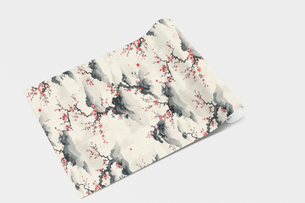 Japanese Ink Garden Wallpaper