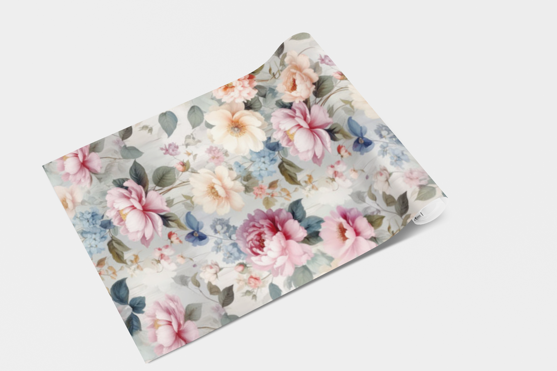 Elegant Floral Drift Streams_2' X 13' Wallpaper