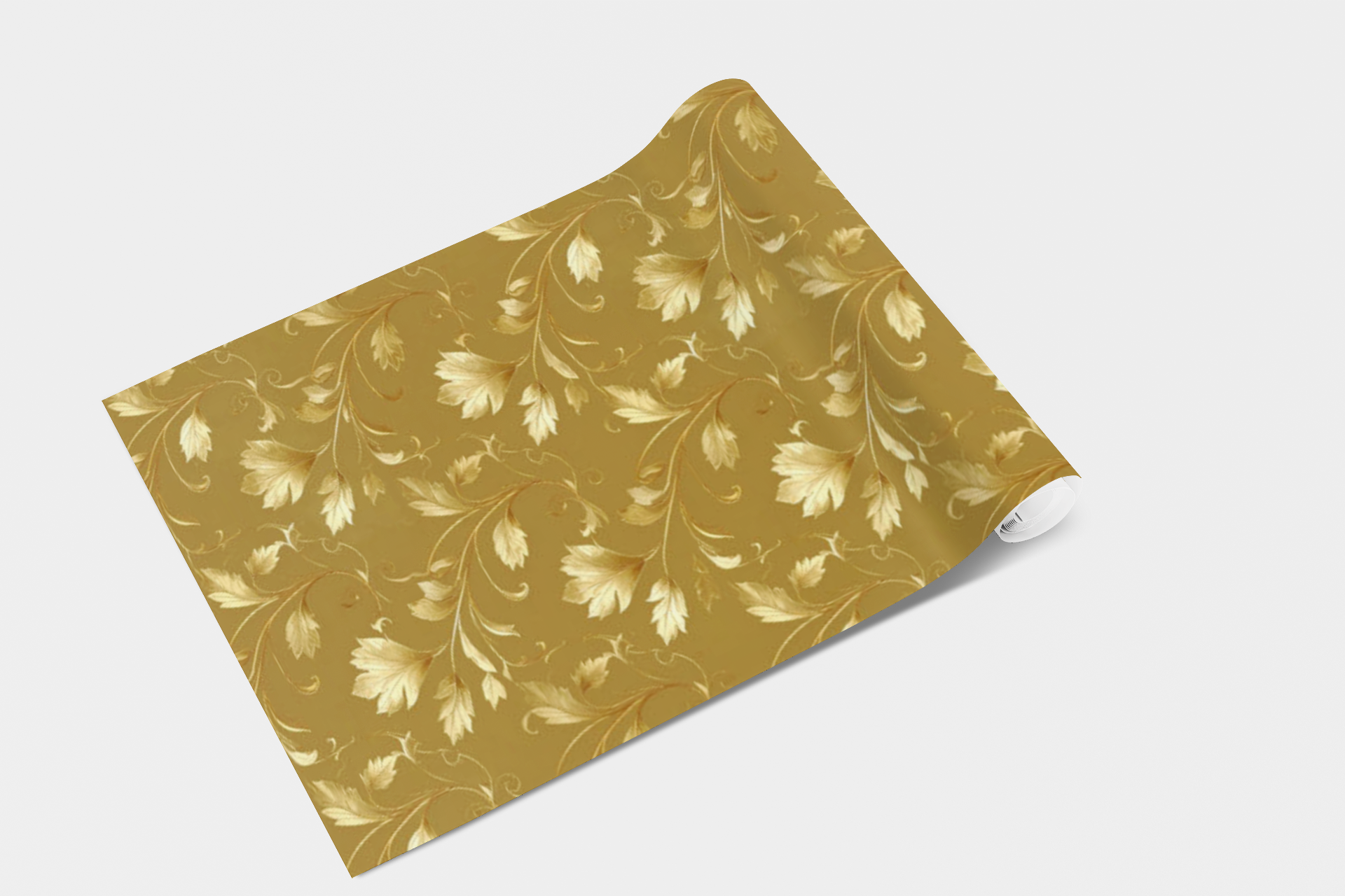 Soft Vine Scrolls Wallpaper