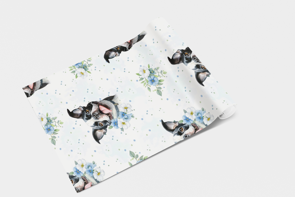 Terrier Bloom Symphony Wallpaper