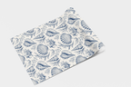 Seaside Shell Toile Wallpaper