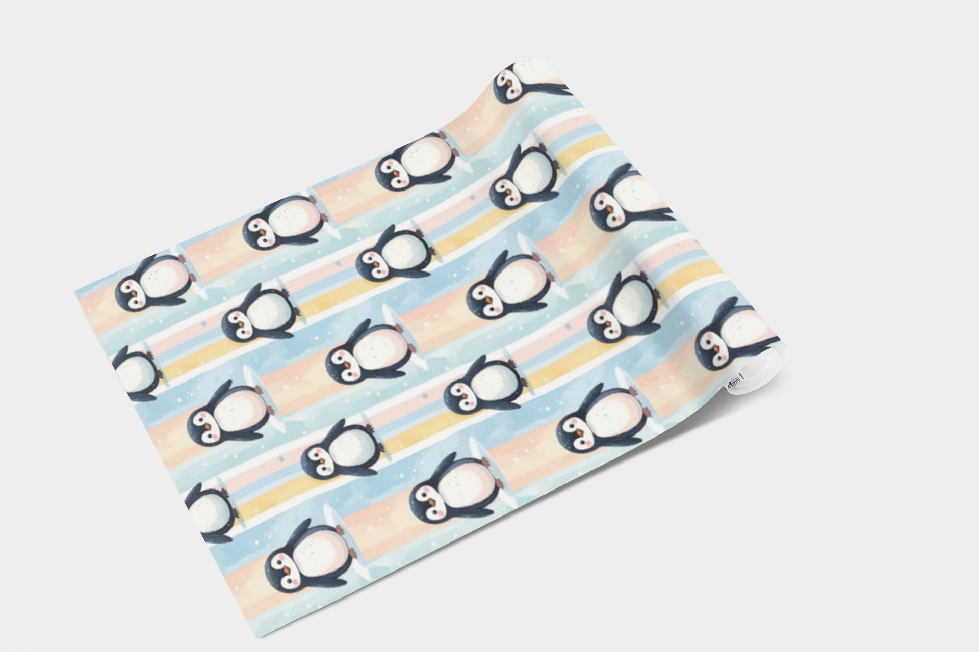 Happy Penguin March Wallpaper