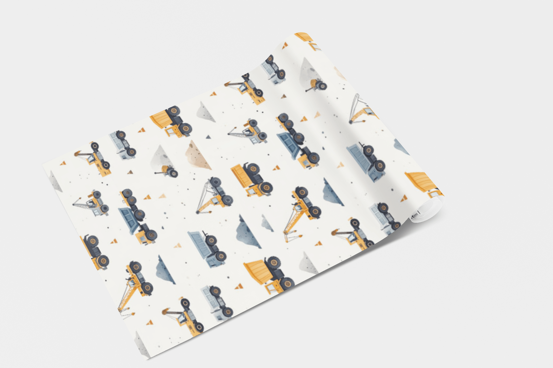 Soft Construction Scene Wallpaper Peel and Stick Wallpaper | Accent Haus