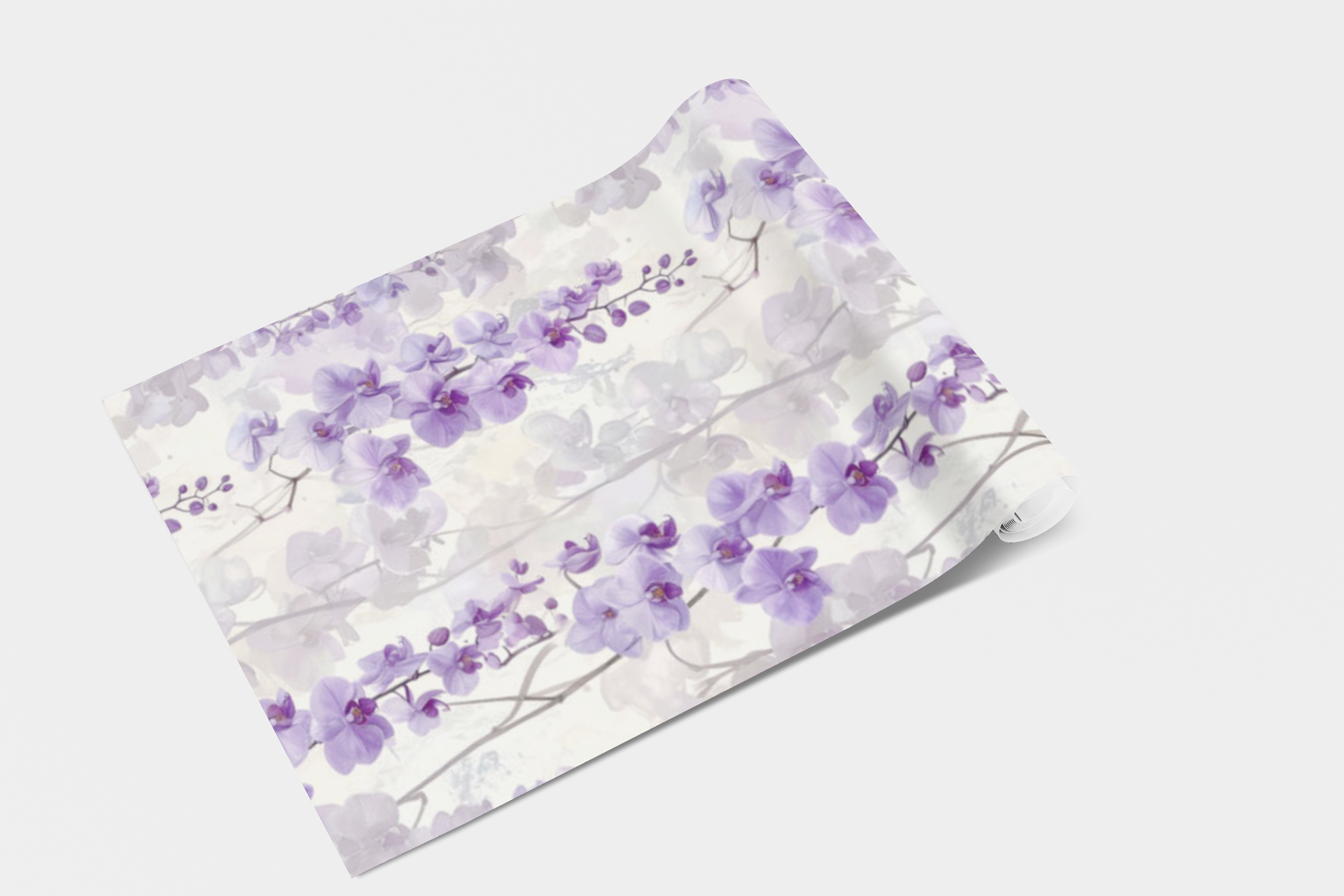 Orchid Cascade Harmony Wallpaper