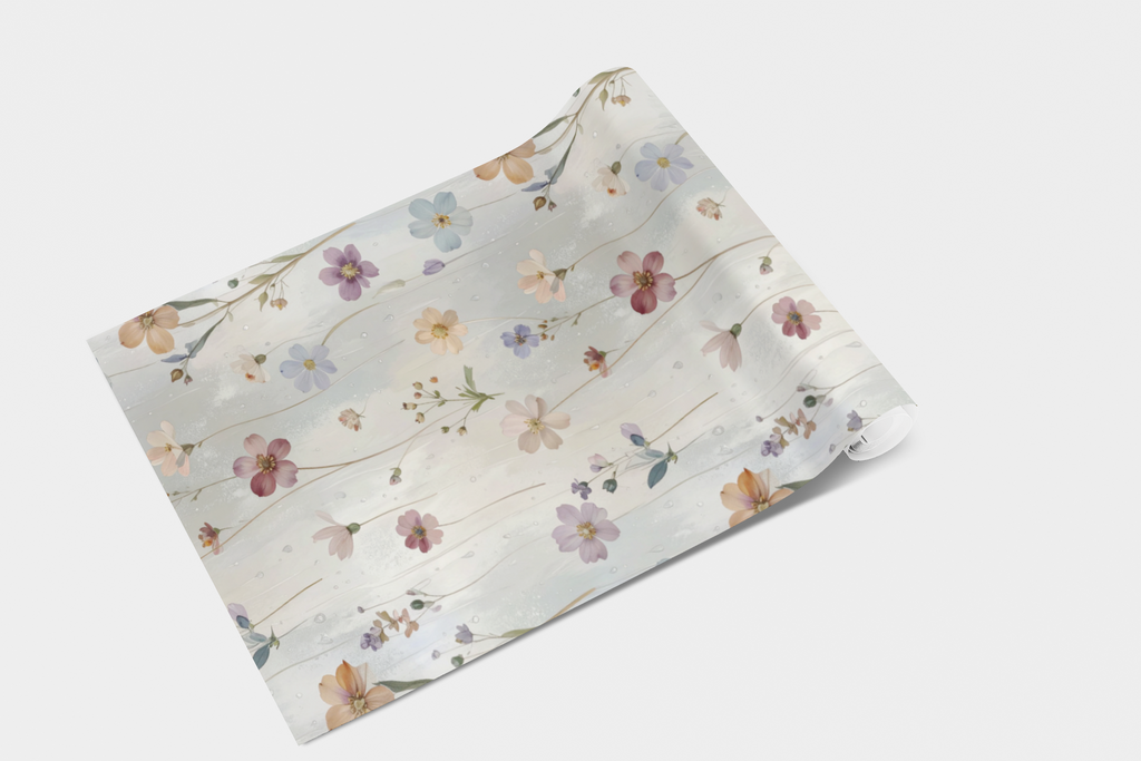 Rainy Window Botanicals Wallpaper