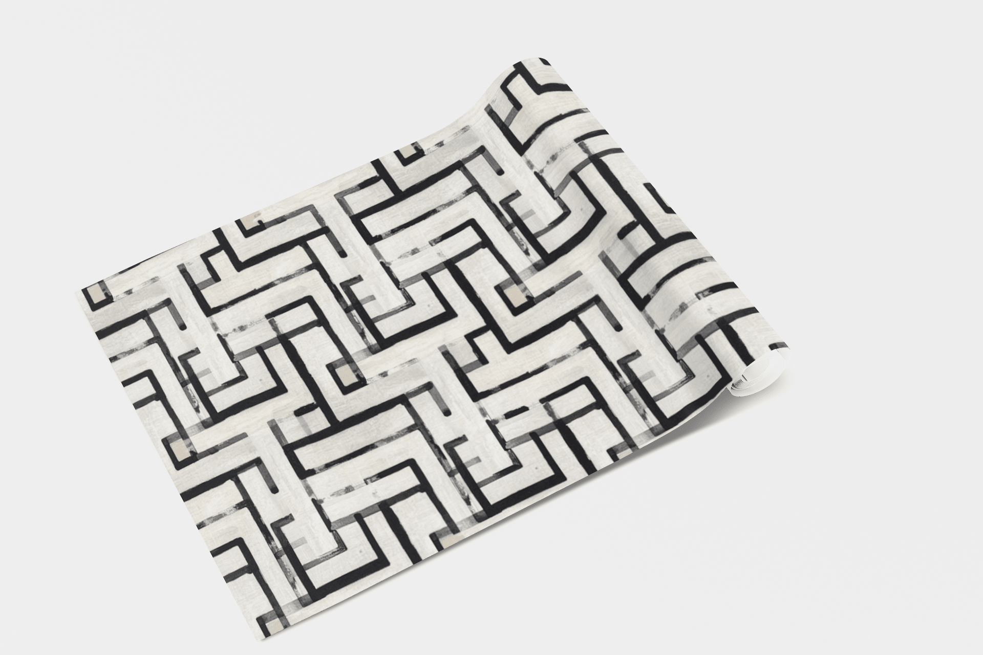 Minimalist Maze Lines Wallpaper Peel and Stick Wallpaper | Accent Haus