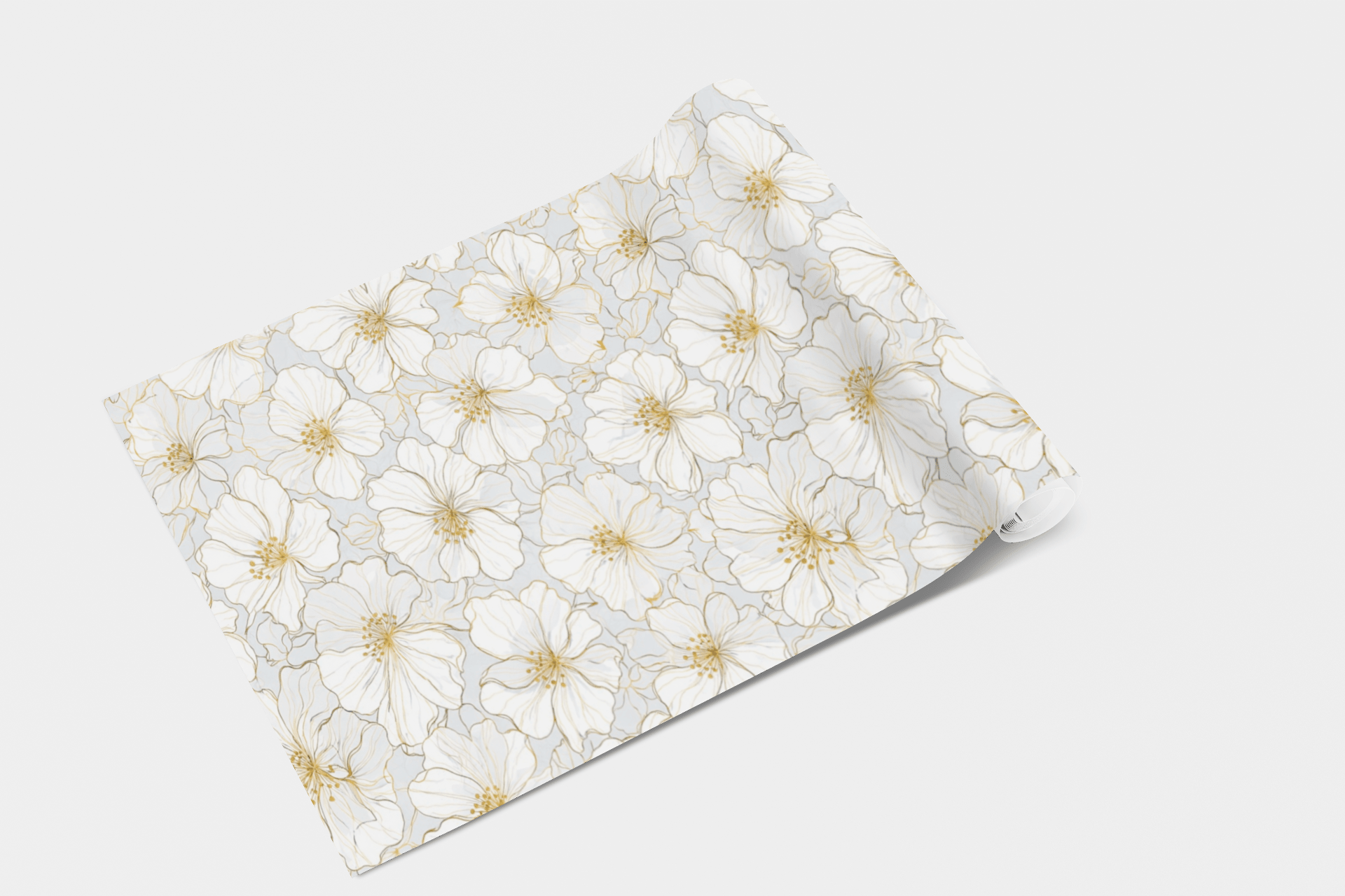 Golden Whisper Blossoms Wallpaper Peel and Stick Wallpaper | Accent Haus