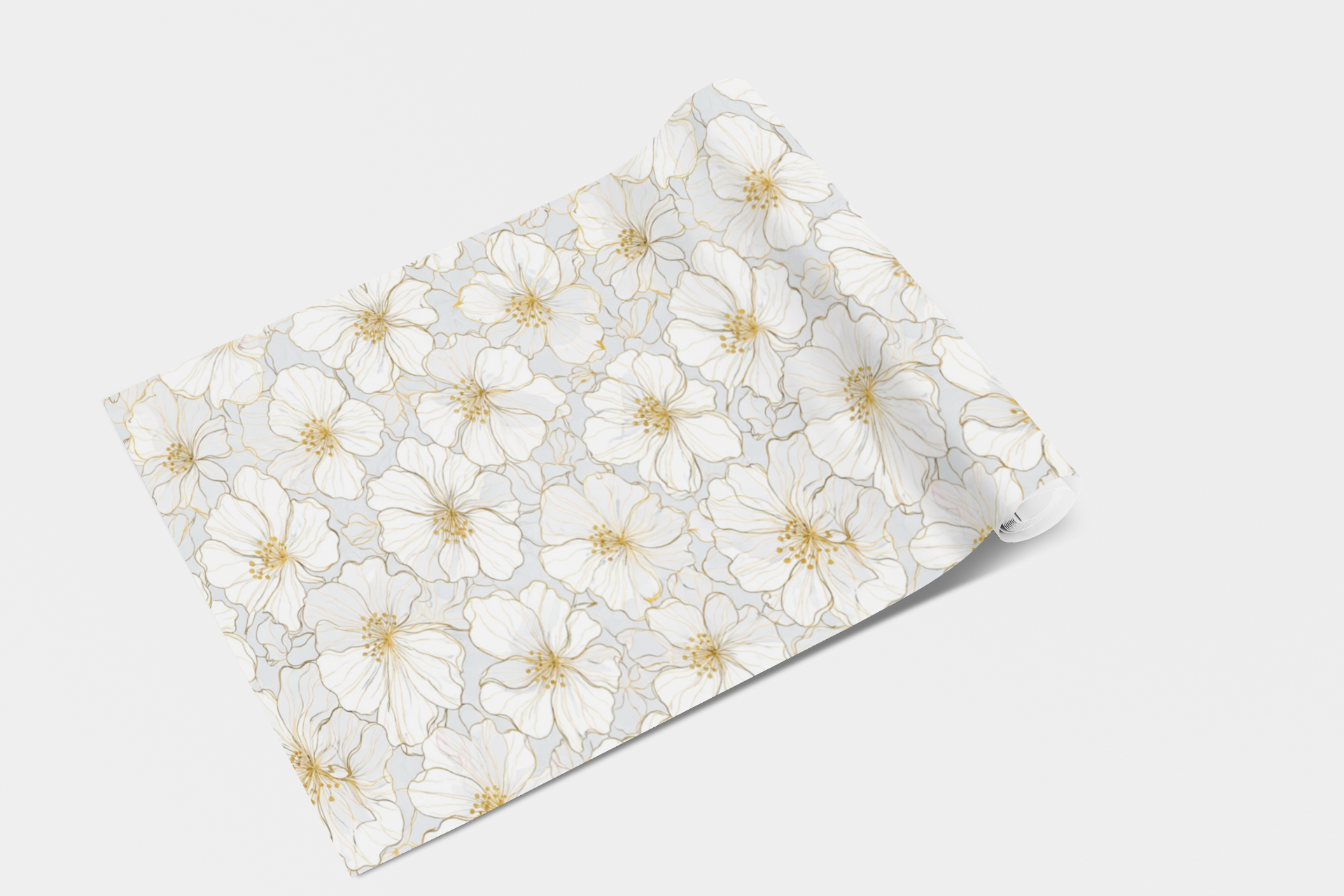 Golden Whisper Blossoms Wallpaper