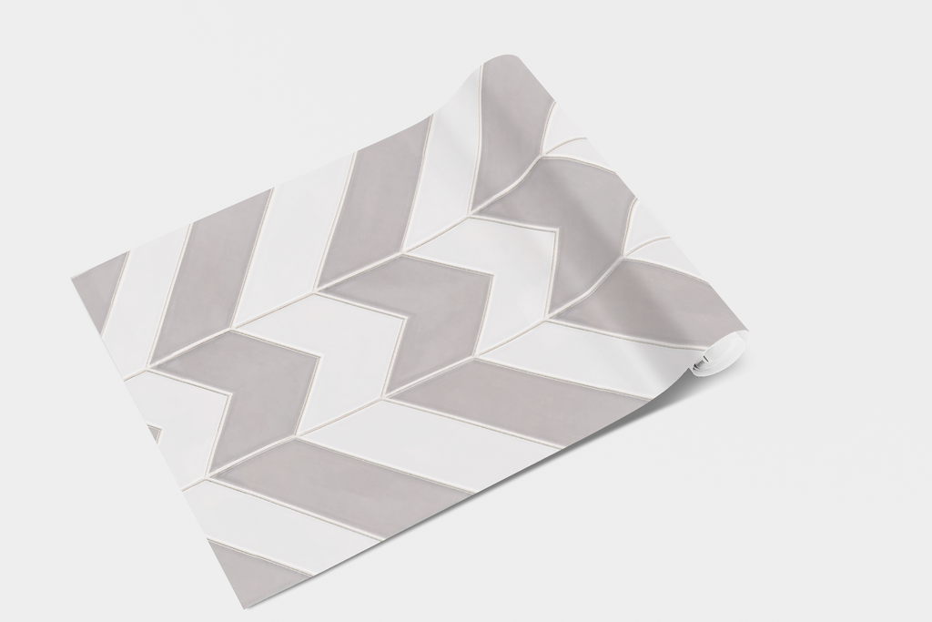 Classic Herringbone Tile Wallpaper
