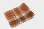 Harvest Plaid Copper Wallpaper