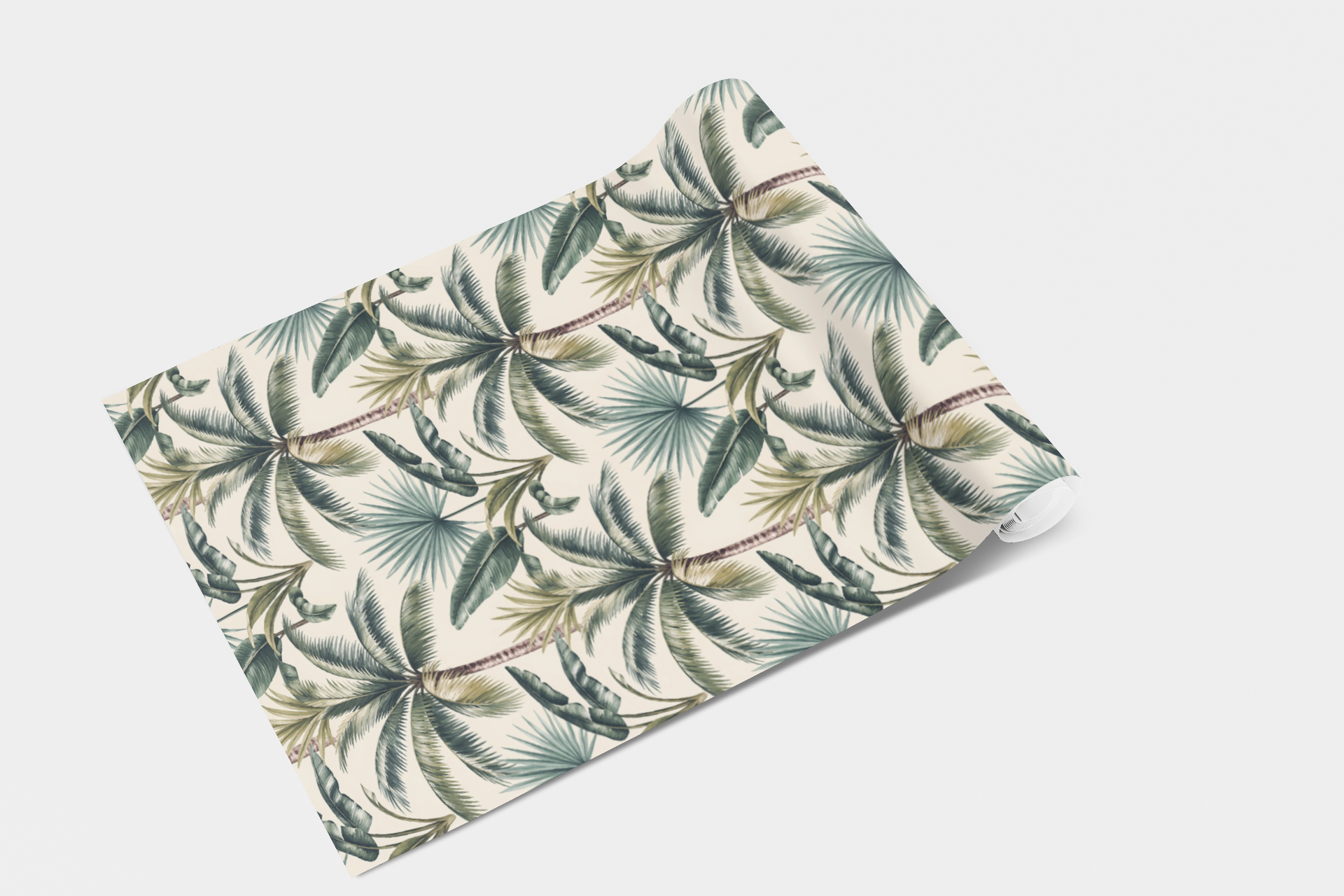 Palm House Neutral Wallpaper