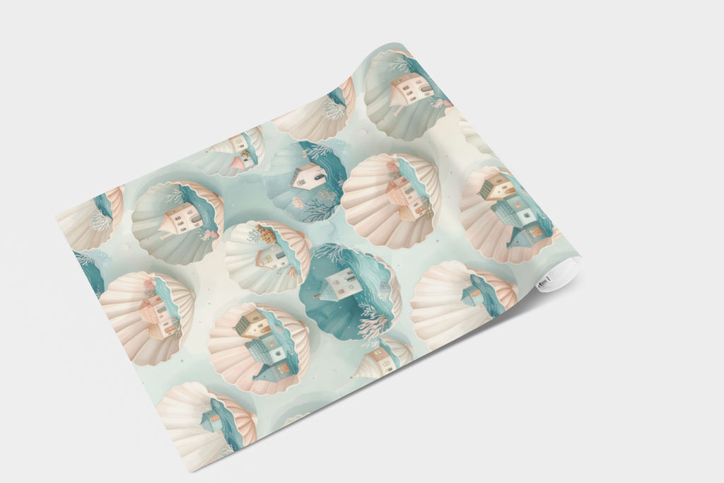 Shell Pocket Villages Wallpaper