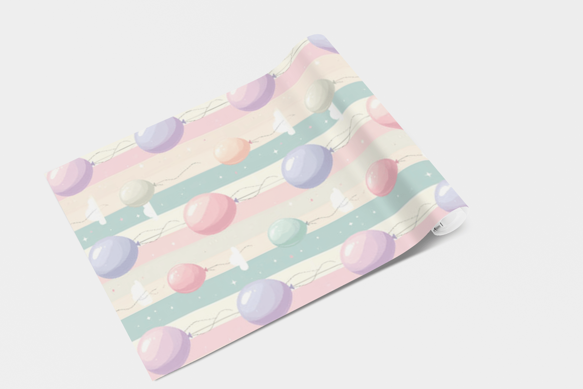 Floating Balloon Parade Wallpaper Peel and Stick Wallpaper | Accent Haus