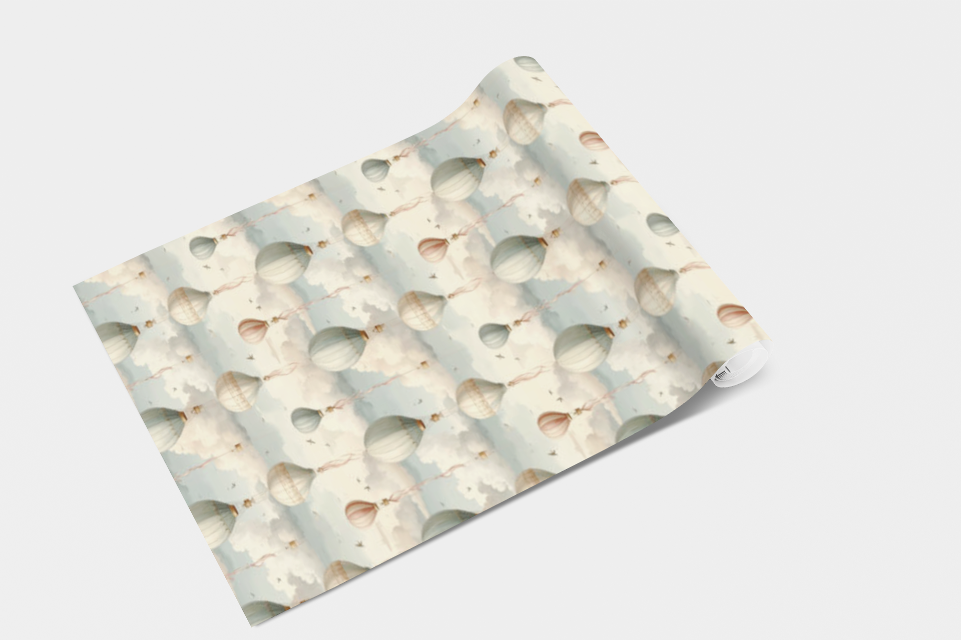 Floating Storybook Balloons Wallpaper