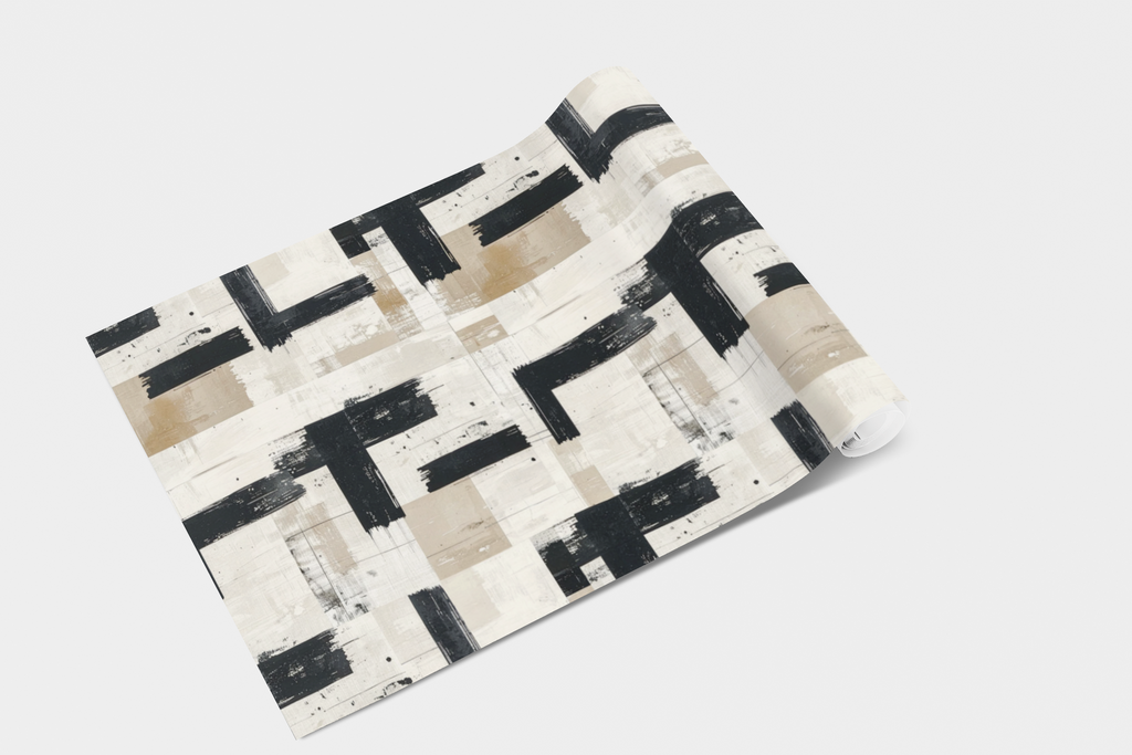 Woven Grid Rhythm Wallpaper