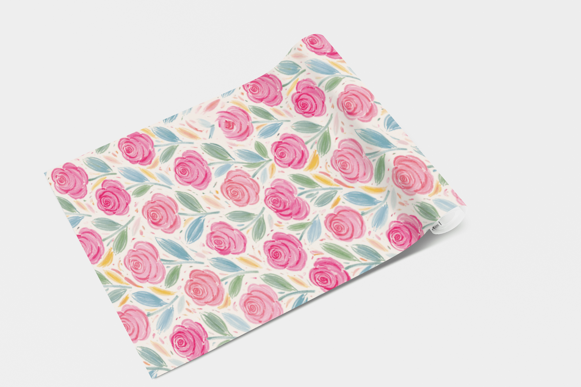Crayon Petal Parade Wallpaper Peel and Stick Wallpaper | Accent Haus
