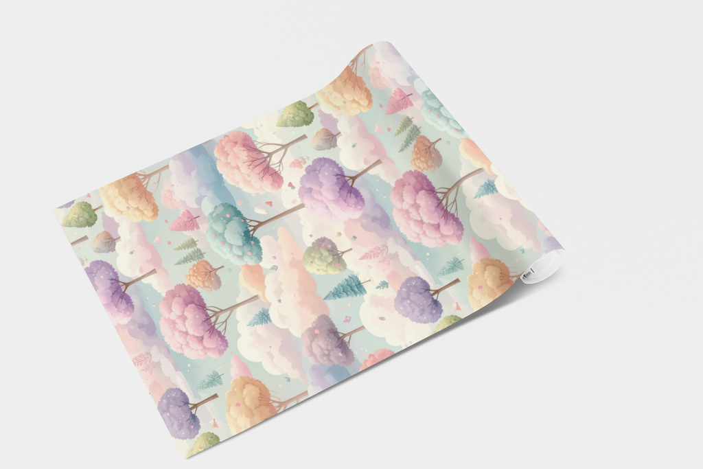 Cotton Candy Forest Wallpaper