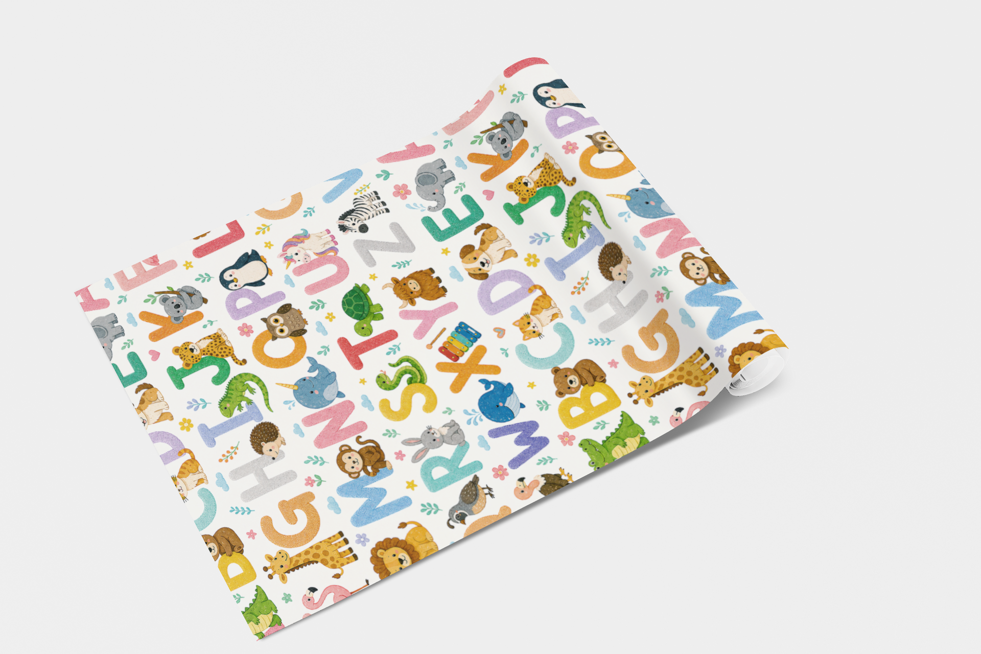 Kids Animal Alphabet Wallpaper