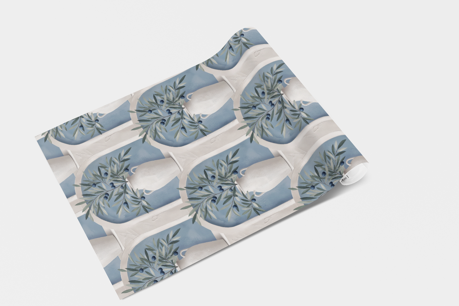 Chateau Plaster Cream Wallpaper