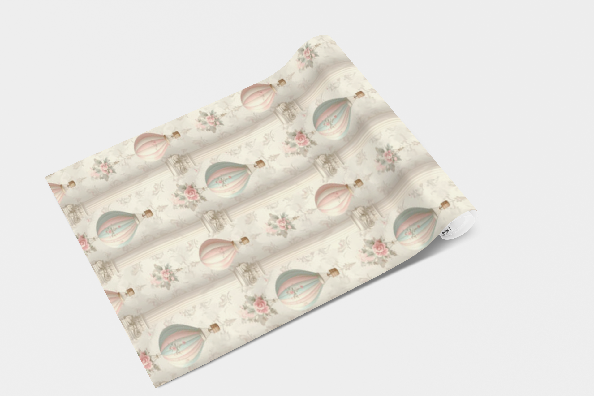 Floating Garden Balloons Wallpaper