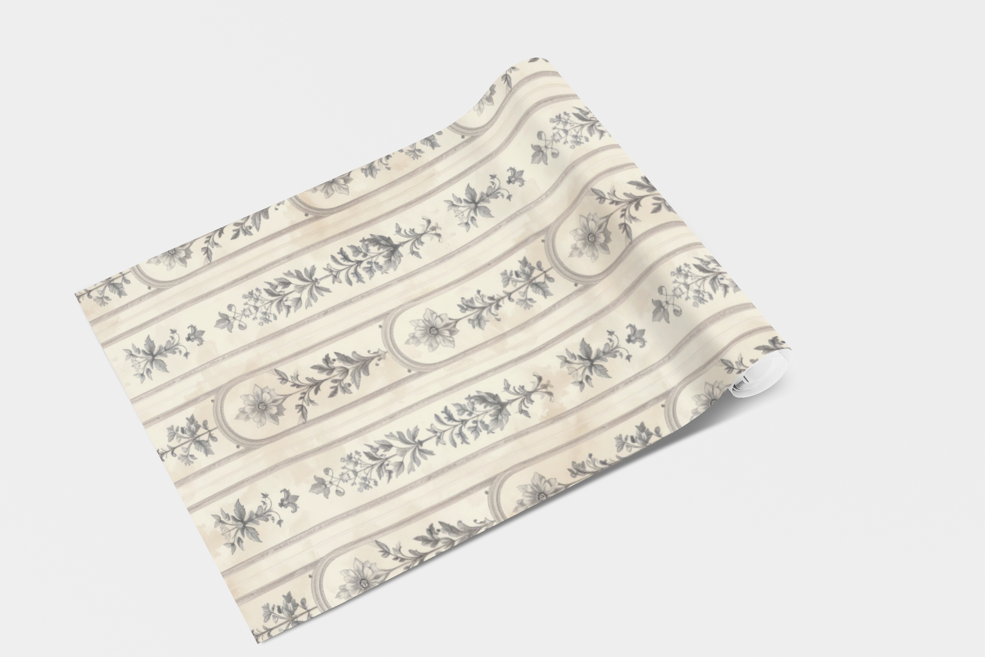 Lacework Botanical Grid Wallpaper