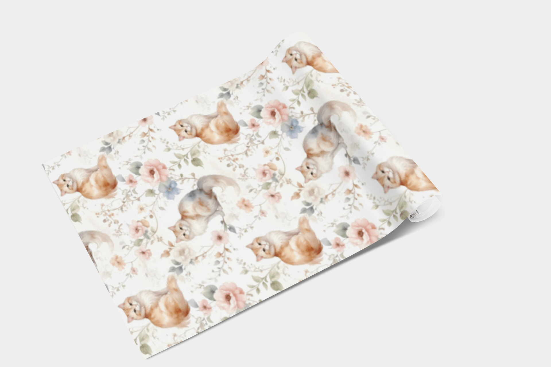 Cats Garden Party Wallpaper Peel and Stick Wallpaper | Accent Haus
